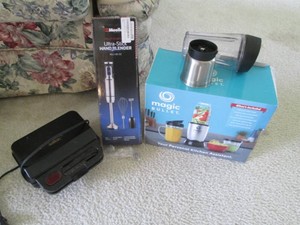 Ultra stick blender, magic bullet a...