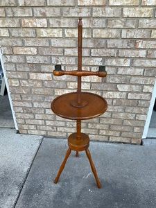 Vintage wooden candle stand