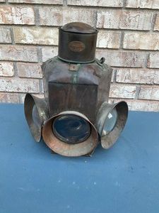 Vintage railroad lantern