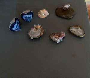 Lot of polished rocks