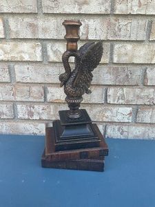 Swan candle holder