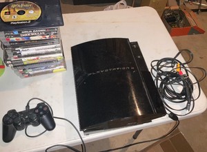 Playstation 3 with game lot