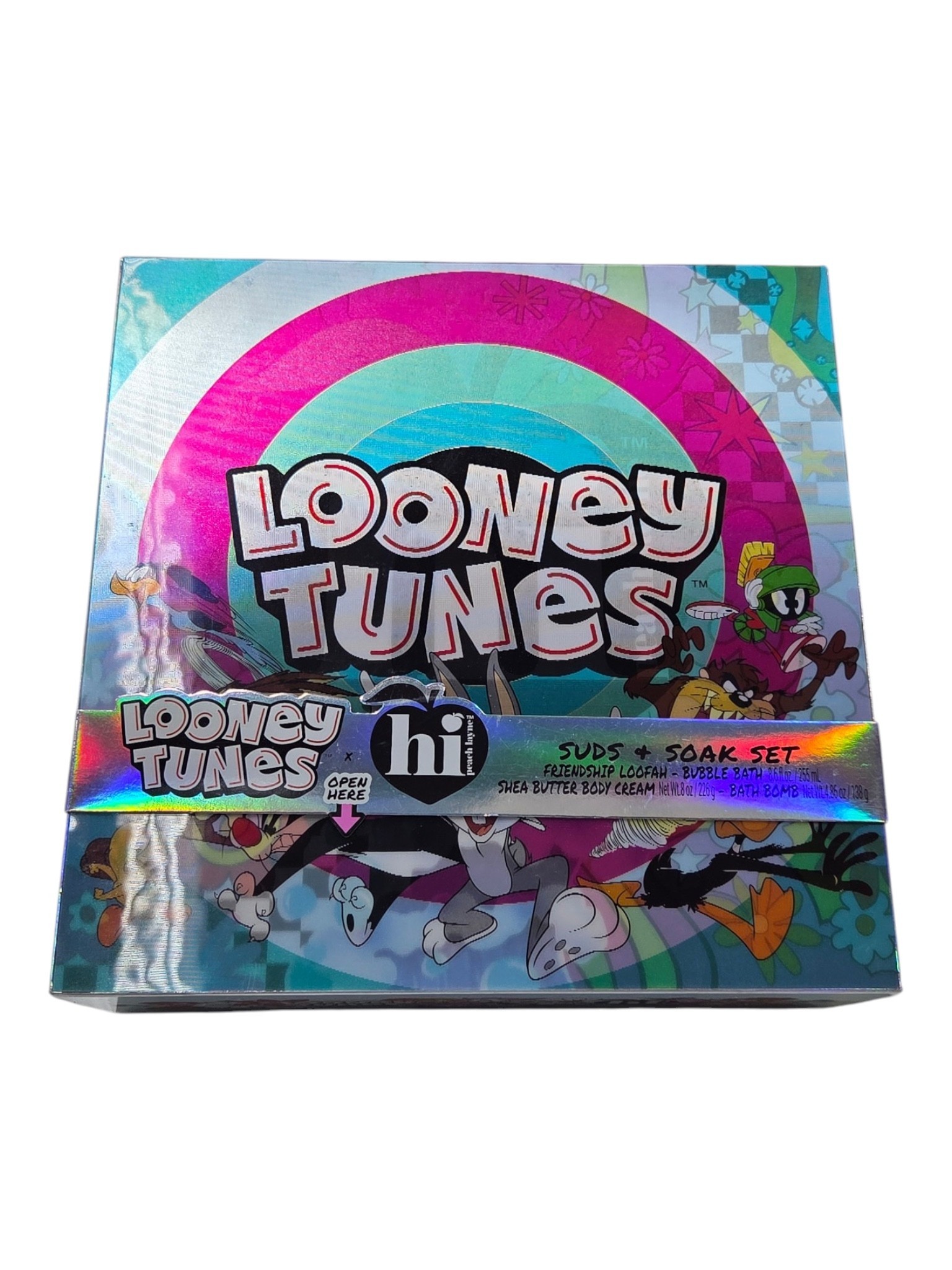 Looney Tunes x Hi Peach Layne Suds  Soak Gift Set