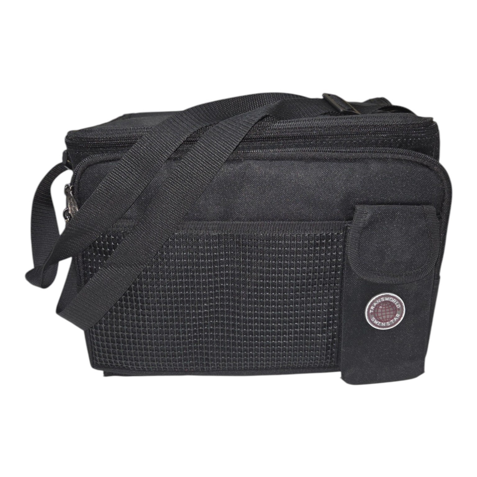 Transworld Black Soft Cooler  Insulated Lunch Bag With Removable Liner