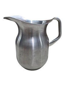West Bend Aluminum Co. Metal Pitcher  Vintage Serving Water Pitcher