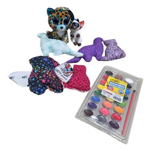 TY Plush Animals, Handmade Fabric Toys & Crayola 24-Color Watercolor Set
