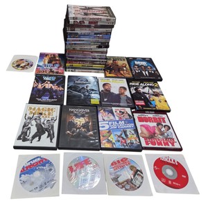 29-Case Comedy & Movie DVD Lot  5 Loose Discs - Hangover, Ride Along, Magic Mike