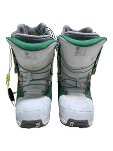 Forum The Kicker Snowboard Boots Size US 9 EU 42 White Green Quick Lace