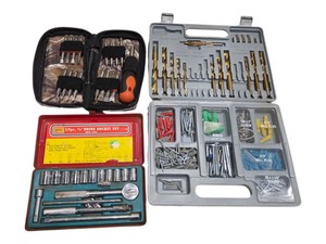 Assorted Tool Sets  Buck Commander Bit Set, 14-In Socket Set & Drill Bit Hardware Kit