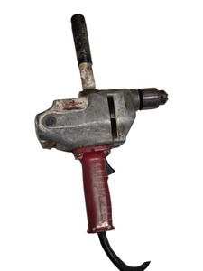 Vintage Milwaukee Heavy Duty Corded Drill with Side Handle  Untested
