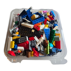 OVER 1 LB of Assorted LEGO & Compatible Building Bricks Parts Lot  Approx. 1 lb 1.1 oz