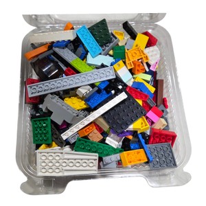 Assorted LEGO & Compatible Building Bricks Parts Lot  Approx. 1 lb 2 oz