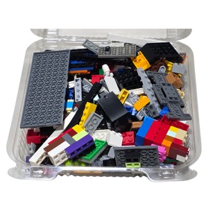 Assorted LEGO & Compatible Building Bricks Parts Lot  Approx. 1 lb 2 oz