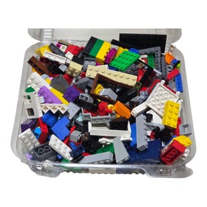 Approx. 1 lb 2 oz Assorted LEGO & Compatible Building Bricks Parts Lot
