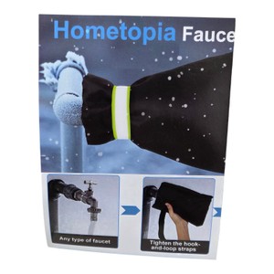 Lot of 8 - Hometopia Outdoor Faucet Covers for Winter Freeze Protection