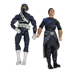 Lot of 2 Hasbro Marvel Action Figures  2012 Masked Figure & 2021 Armored Figure