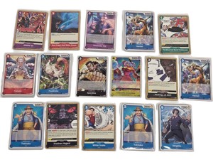 Large One Piece Card Game TCG Lot  Bandai Character, Event & Foil Cards