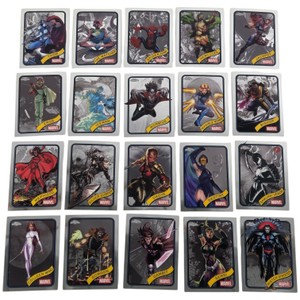 20 Marvel Topps Chrome Trading Card Lot  Thor, Spider-Ham, Silver Surfer & More