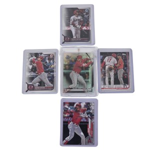 5 Shohei Ohtani Baseball Card Lot  Bowman Chrome, Bowmans Best & Topps