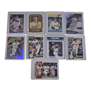 Amazing Lot 9 Shohei Ohtani Baseball Cards  Topps, Allen & Ginter, Heritage & Inserts