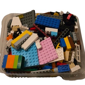 Assorted LEGO & Compatible Building Bricks Parts Lot  Approx. 1 lb 2 oz