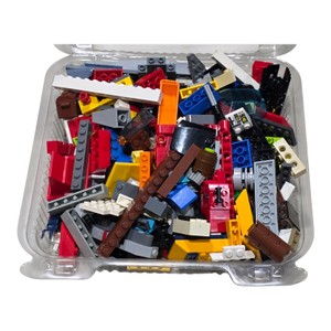 Assorted LEGO & Compatible Building Bricks Parts Lot  Approx. 1 lb 2 oz