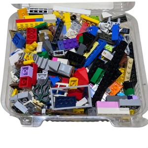 Assorted LEGO & Compatible Building Bricks Parts Lot  Approx. 1 lb 2 oz