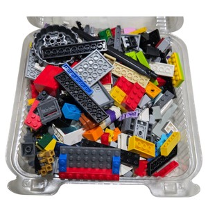 Assorted LEGO & Compatible Building Bricks Parts Lot  Approx. 1 lb 2 oz
