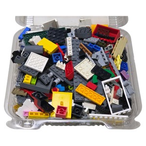 Assorted LEGO & Compatible Building Bricks Parts Lot  Approx. 1 lb 1 oz