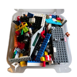 Assorted LEGO & Compatible Building Bricks Parts Lot  Approx. 1 lb 2.5 oz