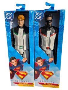 DC Superman Movie 12 Action Figure Lot - Green Lantern Guy Gardner & Mr. Terrific