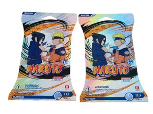 KAYOU Naruto Smriti Chapter Jin Series 3 Platinum Booster Packs Lot of 2 - Sealed