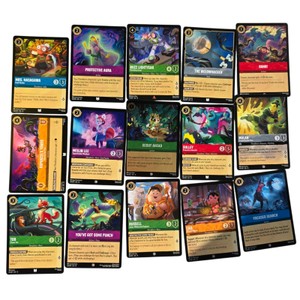 Disney Lorcana TCG Attack of the Vine Lot of 15 - Buzz Lightyear, Mulan, FOIL Scout Ahead, Sulley