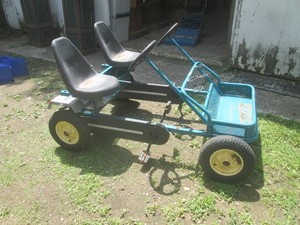 (UD2) 2-Person 4-Wheel Pedal Car Le...