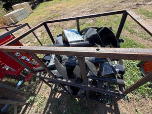 Unused 2026 skid steer auger attachment by Mower King