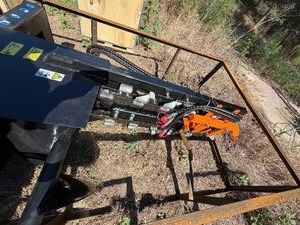 Unused 2026 skid steer trencher attachment by Mower King
