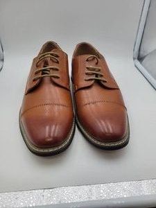 Bruno Marc Prince-6 Cap Toe Oxford Dress Shoe Mens Brown US 7.5 New without Box