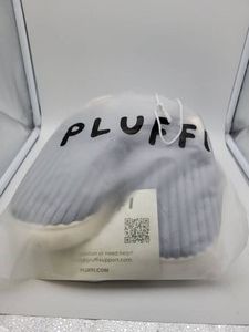 PLUFFI Ribbed Fleece Sherpa-Lined Clog Slipper Unisex Gray EUR 40-41 (US Womens 9.5-10.5) New