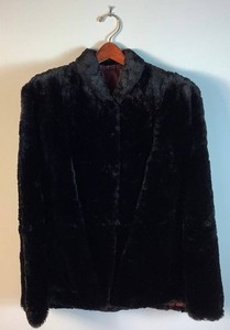 Vintage Rabbit Fur Womens Cape
