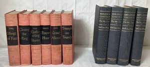Vintage 6 Volume Hardcover Set of Winston Churchills The Second World War and Abraham Lincoln The War Years 1-4 by Carl Sandburg