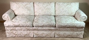 Henredon Upholstered Couch - Light Color - Modest Patterned