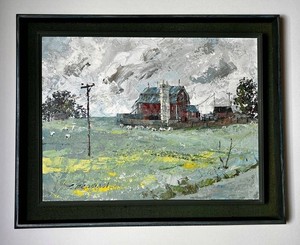 Leland Beaman Original Farm Landscape Painting