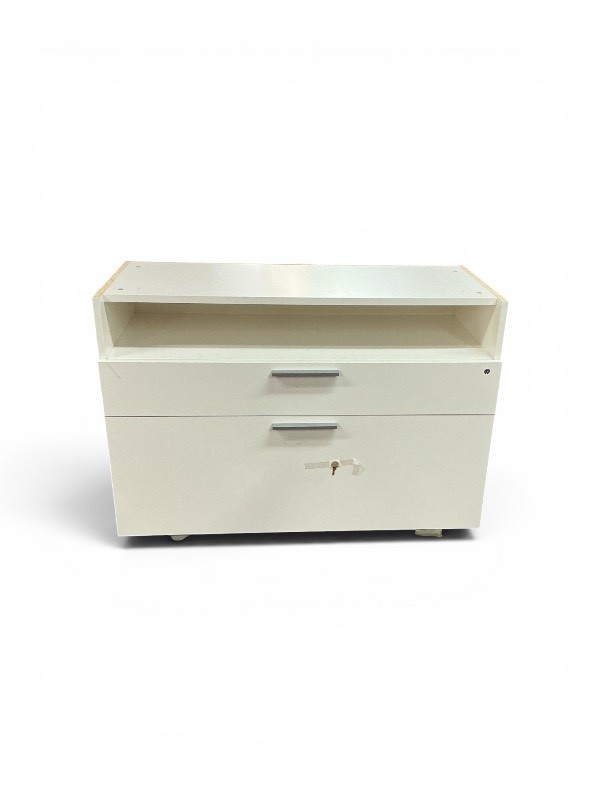 2 Drawer Minimalist Lateral Cabinet Retail $399