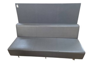 Steelcase Grey High-Back Bench Seat