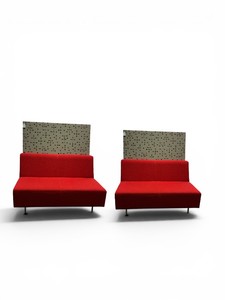 Set of 2 Steelcase Privacy Benches Retail $1100
