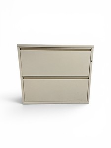 Off white 2-Door Lateral File Cabinet