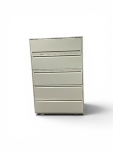 5-drawer metal lateral file cabinet