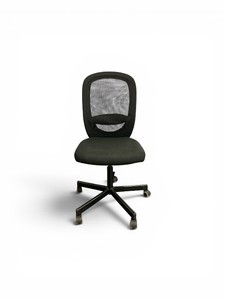 Black Task Chair with Breathable Mesh Backrest