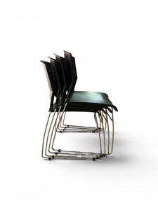 4 Peice Set of Stacking Chairs