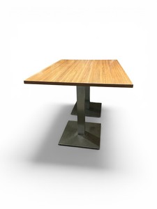 Steelcase Double Pedestal Wood Dining Table Retail $1300